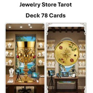 Jewelry store  tarot deck 78 cards